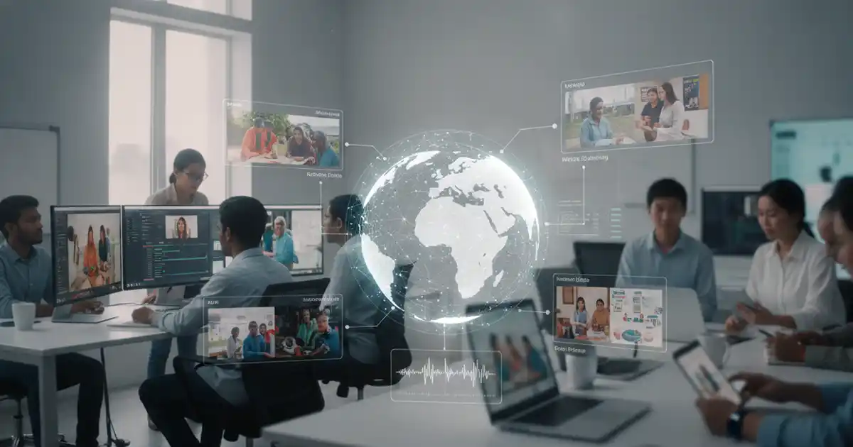 AI video production for international NGOs and development organisations — donor communication, training and BCC