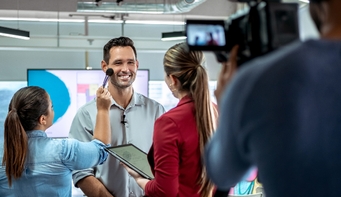 Corporate video production process at Libanza Films