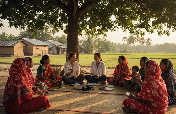 Ethical, consent-based NGO filming in Bangladesh — community and beneficiary story production