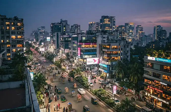 Gulshan, Banani and the Diplomatic Zone represent modern Dhaka, Bangladesh by Libanza Films