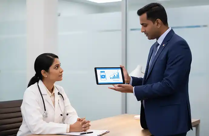 Healthcare professional HCP pharma video communication Bangladesh