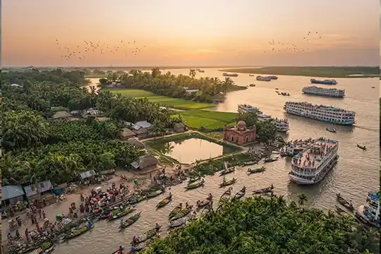 Video production on Bhola island