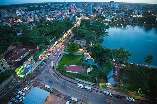 Video production in Feni on the Dhaka-Chittagong corridor