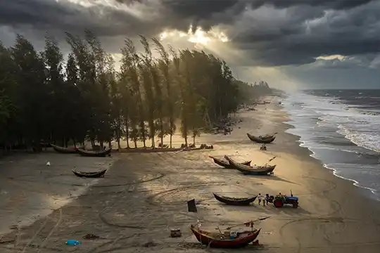 Video production in Patuakhali at Kuakata Beach