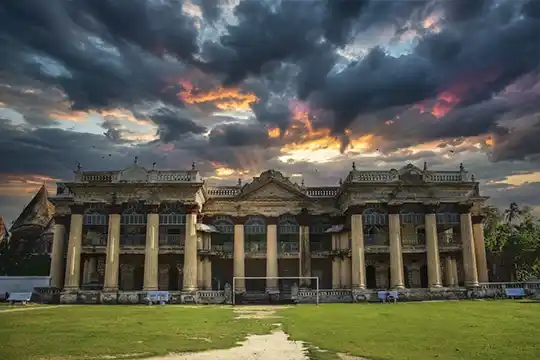 Video production in Rajbari on the Padma River